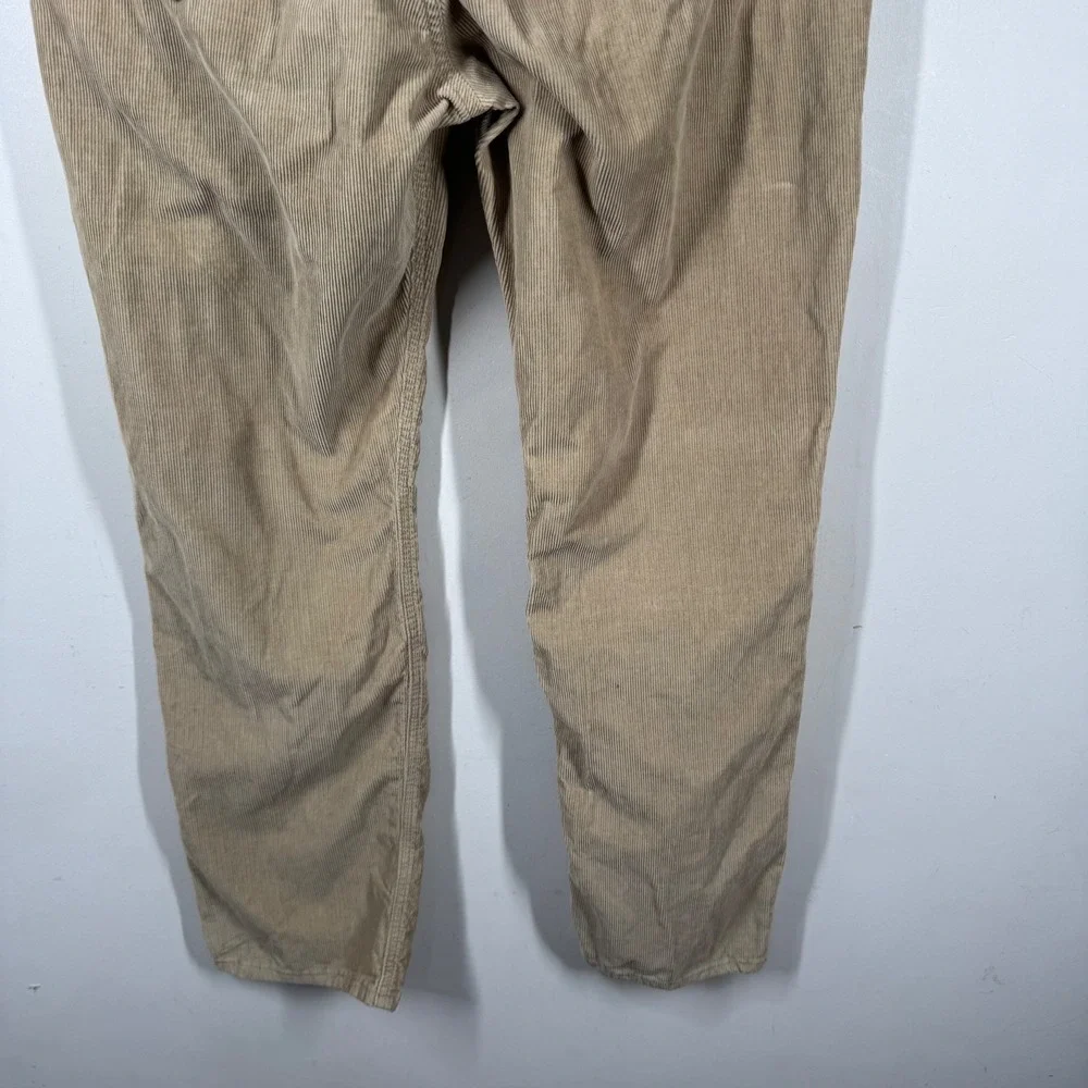 Bills Khakis Mens 14 Wale Corduroy Pants Tan Khaki Straight Leg 36x32 EB 5780